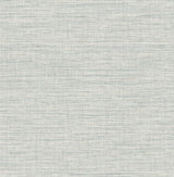 Exhale Seafoam Faux Grasscloth Texture Wallpaper with Raised Ink - A-Street Prints 4143-26461