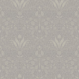 Mara Grey Tulip Ogee Wallpaper by A-Street Prints - MD34008