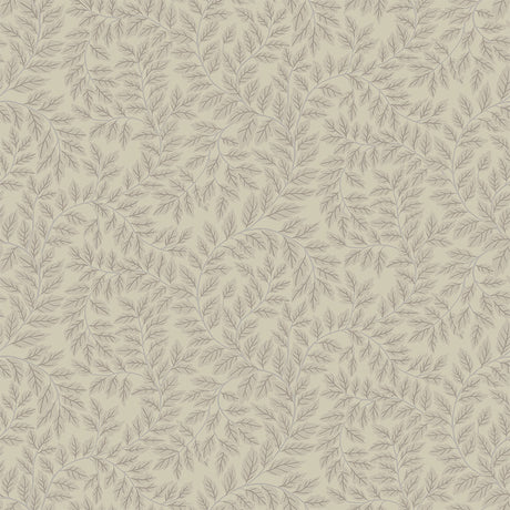 Lindlöv Taupe Leafy Vines Wallpaper by A-Street Prints - MD34018