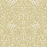 Mara Yellow Tulip Ogee Wallpaper with Scandinavian Botanical Ogee Pattern - A-Street Prints 4143-34038