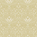 Mara Yellow Tulip Ogee Wallpaper by A-Street Prints - MD34038