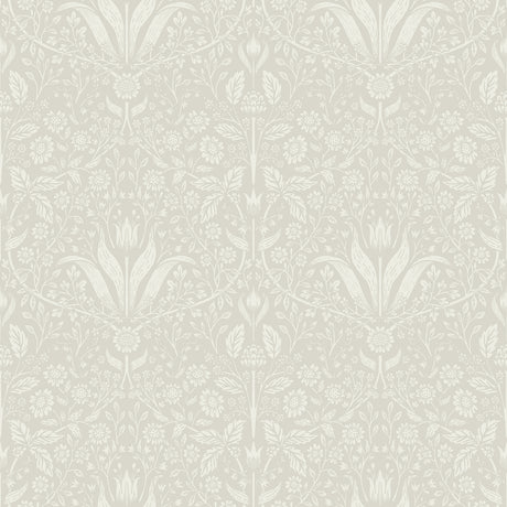 Mara Beige Tulip Ogee Wallpaper by A-Street Prints - MD34039