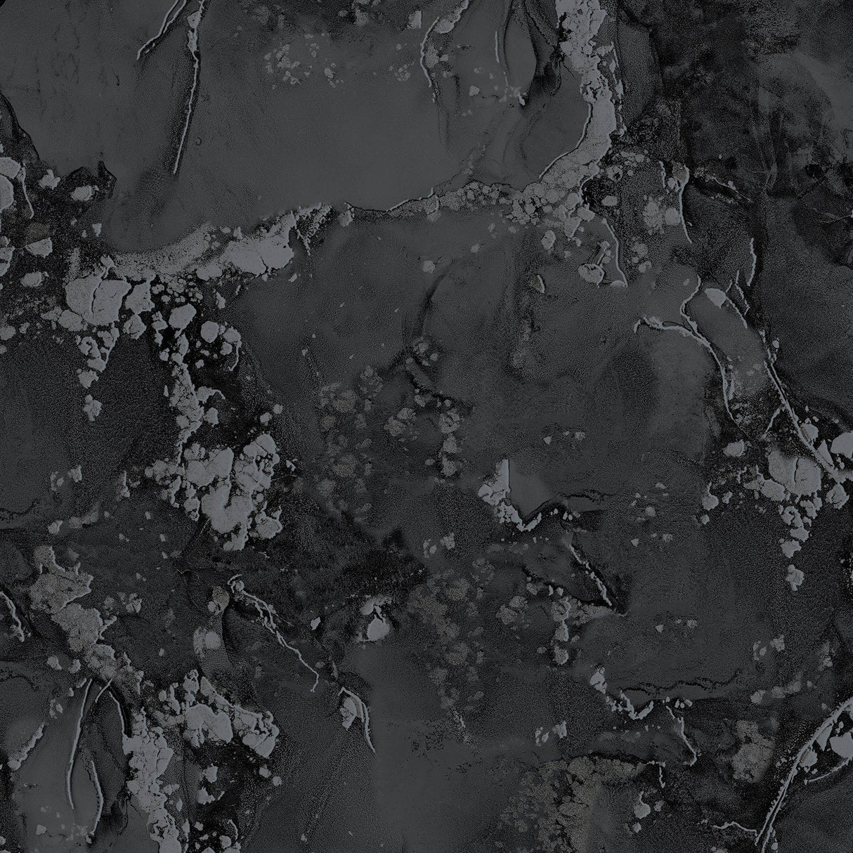Grandin Black Marbled Wallpaper with Glam Abstract Stone Pattern - Advantage 4144-9105