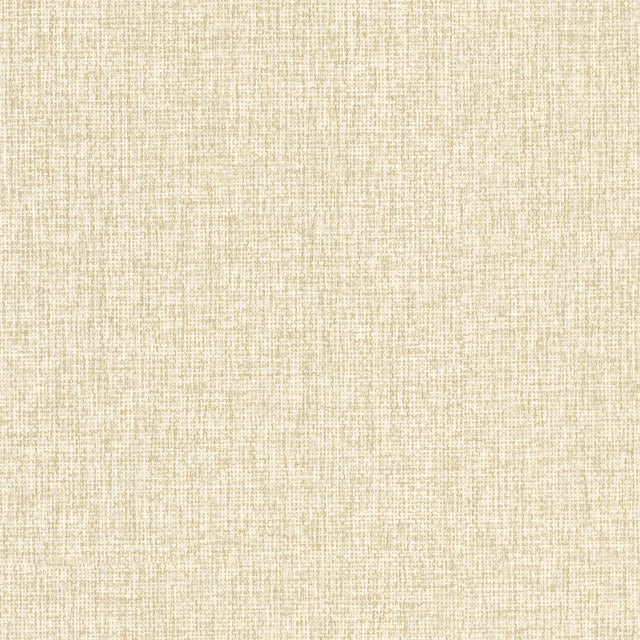 Halliday Taupe Faux Linen Wallpaper with Metallic Textured Fabric Look - Advantage 4144-9109