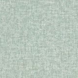 Larimore Seafoam Faux Fabric Wallpaper with Metallic Textured Fabric Textures - Advantage 4144-9113
