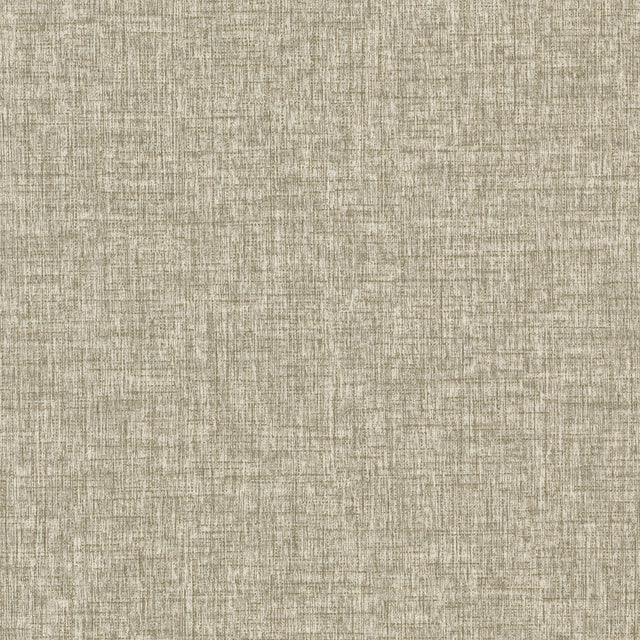 Larimore Light Brown Faux Fabric Wallpaper with Metallic Raised Ink Texture - Advantage 4144-9114