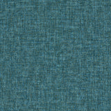 Larimore Blueberry Faux Fabric Wallpaper with Metallic Textured Fabric Textures - Advantage 4144-9116