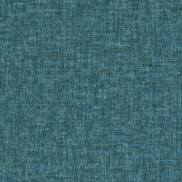 Larimore Blueberry Faux Fabric Wallpaper with Metallic Textured Fabric Textures - Advantage 4144-9116
