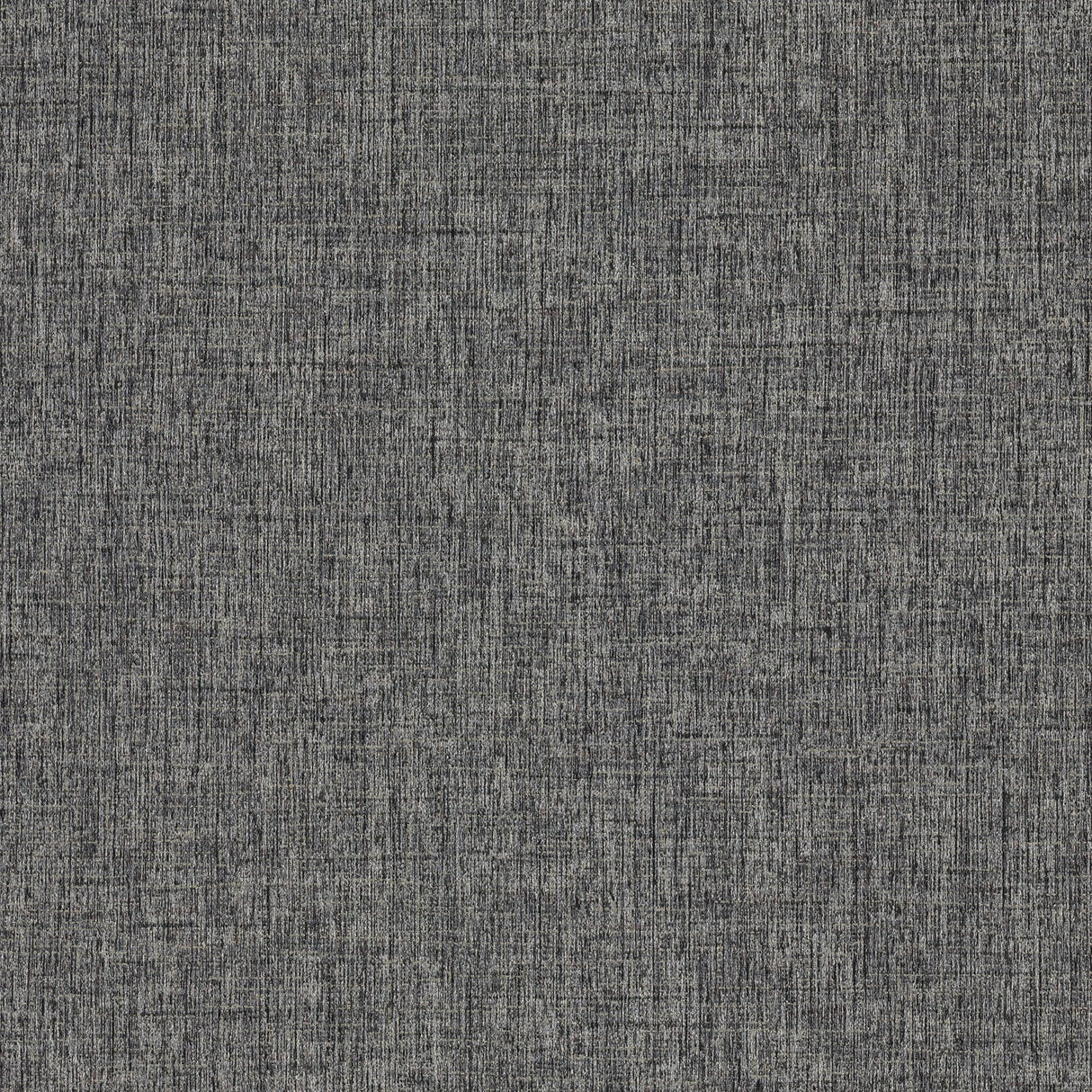 Larimore Charcoal Faux Fabric Wallpaper with Metallic Textured Finish - Advantage 4144-9117