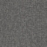 Larimore Charcoal Faux Fabric Wallpaper with Metallic Textured Finish - Advantage 4144-9117