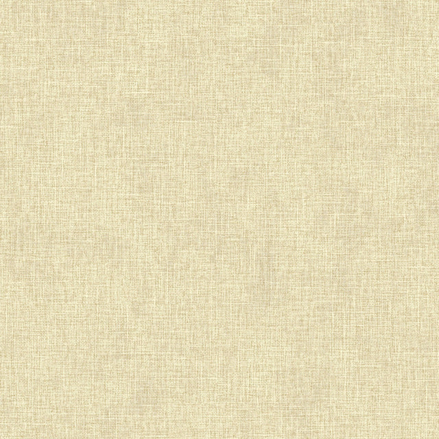 Buxton Taupe Faux Weave Wallpaper with Metallic Textured Fabric Texture - Advantage 4144-9120