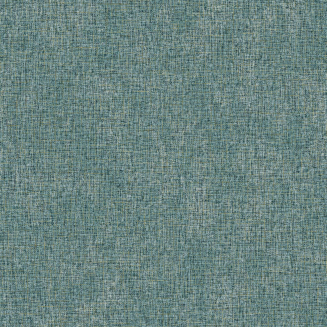Buxton Blue Faux Weave Wallpaper with Fabric Texture Pattern, Metallic Raised Ink - Advantage 4144-9123