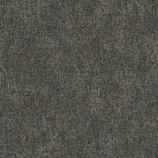 Buxton Charcoal Faux Weave Wallpaper with Metallic Textured Fabric Look - Advantage 4144-9124