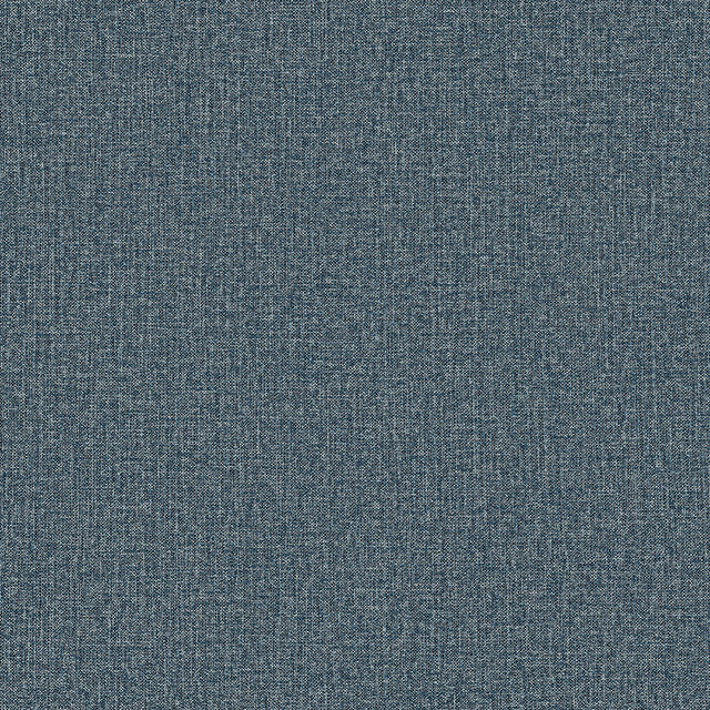 Hatton Dark Blue Faux Tweed Wallpaper with Metallic Raised Ink Texture - Advantage 4144-9125
