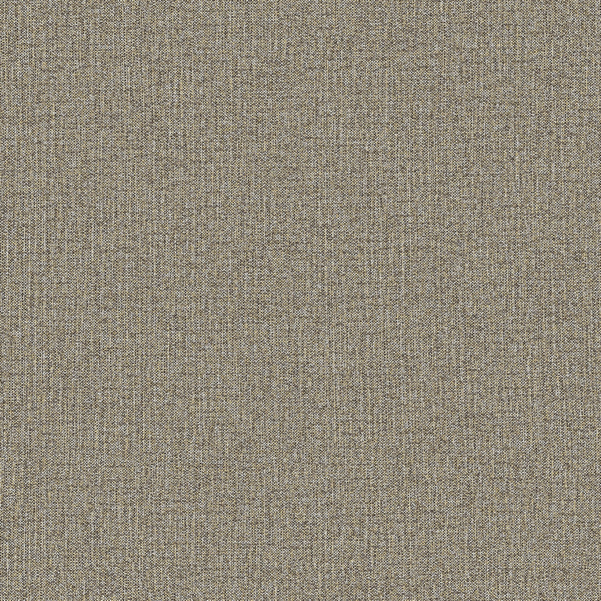 Hatton Brown Faux Tweed Wallpaper with Metallic Textured Fabric Pattern - Advantage 4144-9127