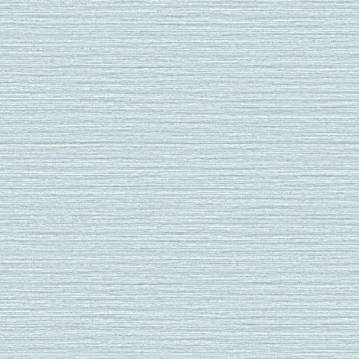 Hazen Light Blue Shimmer Stripe Wallpaper with Faux Grasscloth Texture, Modern Metallic Raised-Ink - Advantage 4144-9136