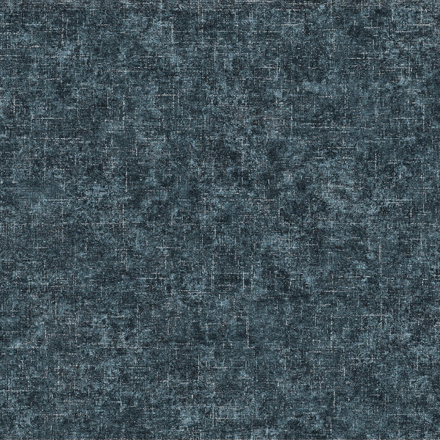 Beloit Indigo Shimmer Linen Wallpaper with Metallic Textured Fabric Look - Advantage 4144-9142