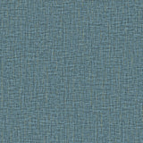 Glenburn Blue Woven Shimmer Wallpaper with Metallic Textured Fabric Pattern - Advantage 4144-9146