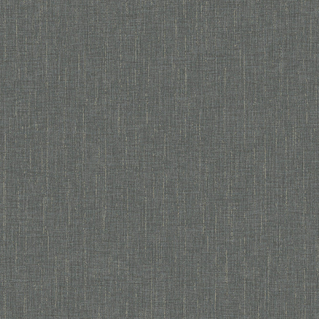Glenburn Stone Woven Shimmer Wallpaper with Fabric Texture, Metallic Raised Ink - Brewster 4144-9151