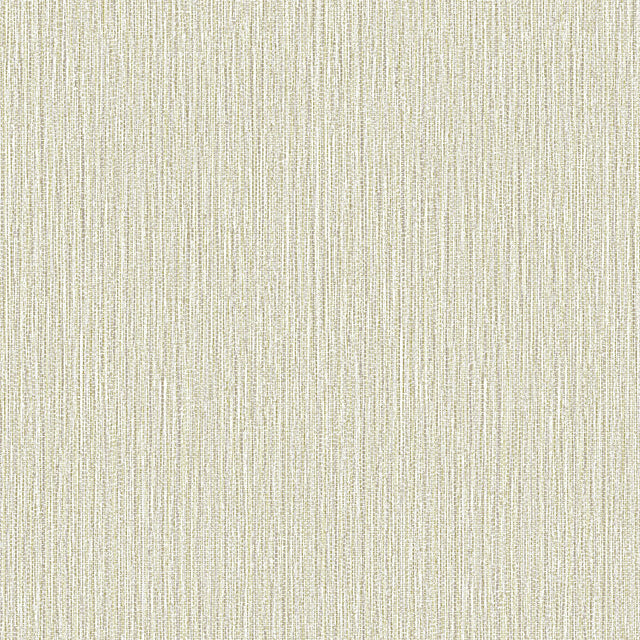 Bowman Wheat Faux Linen Wallpaper with Metallic Textured Fabric Texture - Advantage 4144-9154