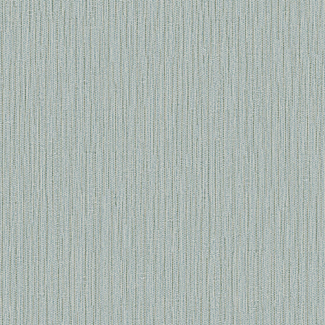Bowman Sea Green Faux Linen Wallpaper with Metallic Textured Fabric Look - Advantage 4144-9155