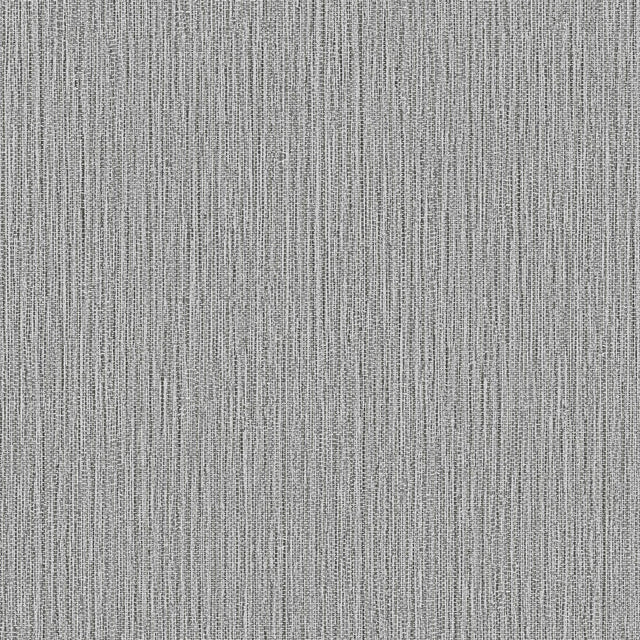 Bowman Charcoal Faux Linen Wallpaper with Fabric Textures Pattern, Modern Style - Advantage 4144-9157