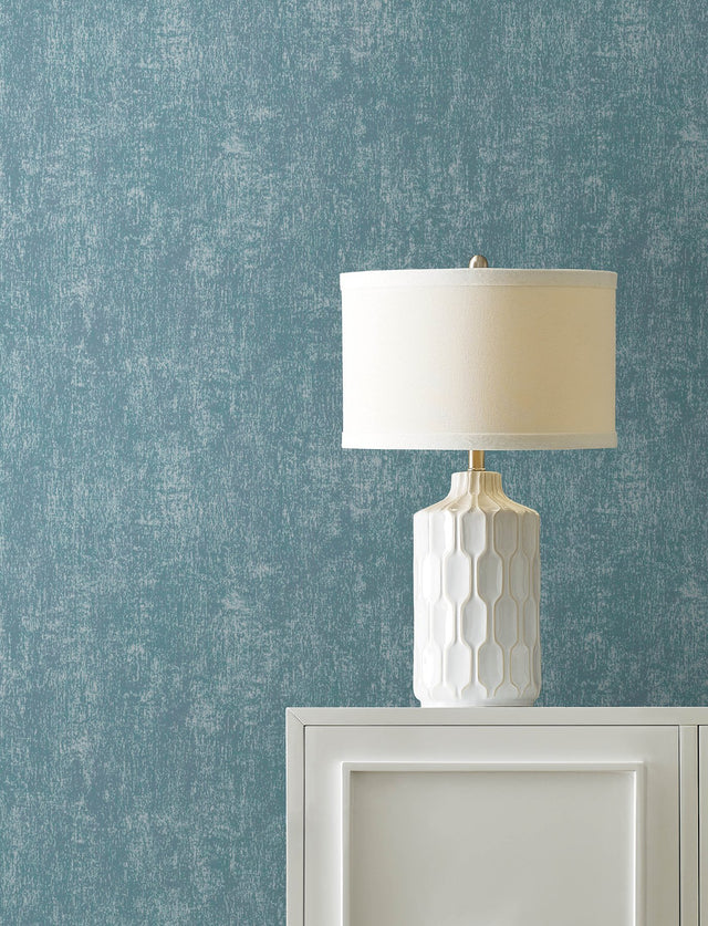 Edmore Denim Faux Suede Wallpaper with Abstract Fabric Texture - Advantage 4144-9163