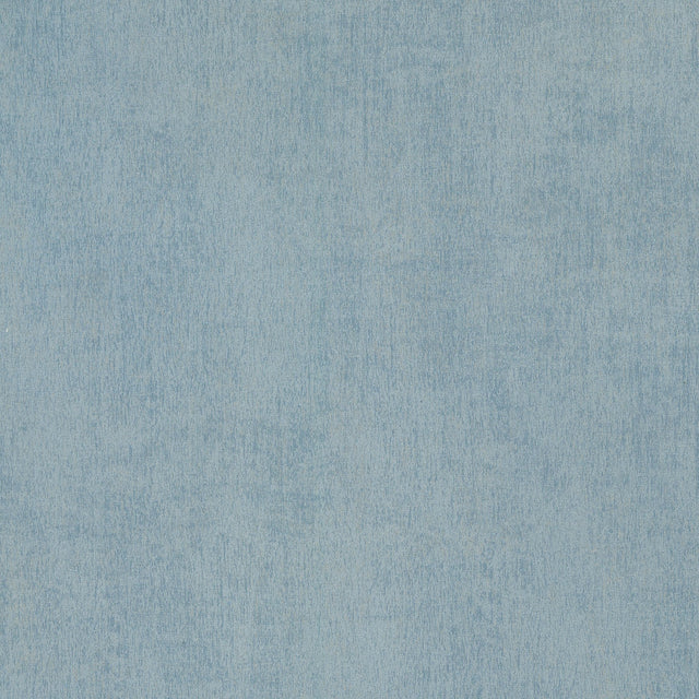 Edmore Sky Blue Faux Suede Wallpaper with Metallic Textured Fabric Pattern - Advantage 4144-9164