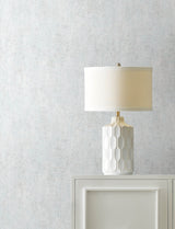 Edmore Silver Faux Suede Wallpaper with Fabric Texture - Advantage 4144-9168