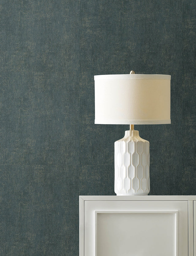Edmore Slate Faux Suede Wallpaper with Fabric Texture in Modern Abstract Style - Advantage 4144-9169