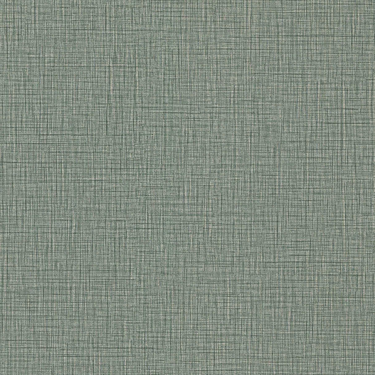 Eagen Grey Linen Weave Wallpaper with Metallic Textured Fabric Texture - Brewster 4144-9175
