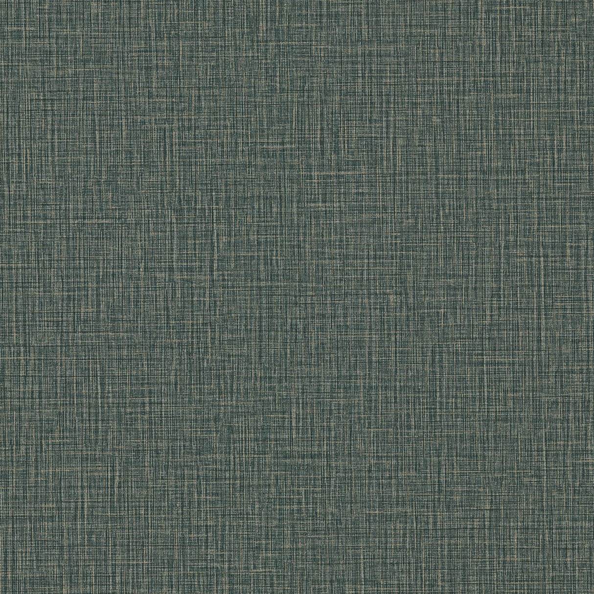 Eagen Sapphire Linen Weave Wallpaper with Metallic Textured Fabric Pattern - Brewster 4144-9176