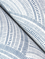 Encircle Indigo Geometric Wallpaper with Bohemian Graphics Pattern - A-Street Prints 4146-27200