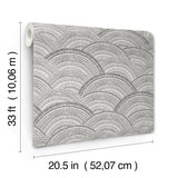 Encircle Black Geometric Wallpaper with Bohemian Graphics Pattern - A-Street Prints 4146-27203