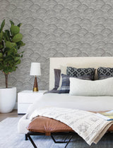 Encircle Black Geometric Wallpaper with Bohemian Graphics Pattern - A-Street Prints 4146-27203