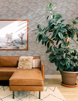 Encircle Black Geometric Wallpaper with Bohemian Graphics Pattern - A-Street Prints 4146-27203