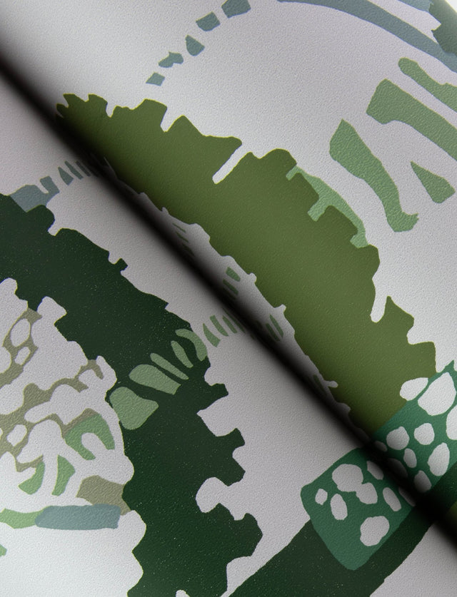 Unify Green Forest Wallpaper with Botanical Trees Motif - A-Street Prints 4146-27205
