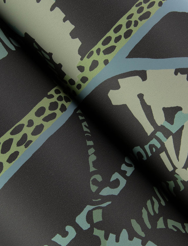 Unify Aqua Forest Wallpaper with Botanical Trees Motif, Bohemian Style - A-Street Prints 4146-27206