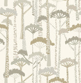 Unify Metallic Forest Wallpaper with Metallic Trees Motif - A-Street Prints 4146-27207