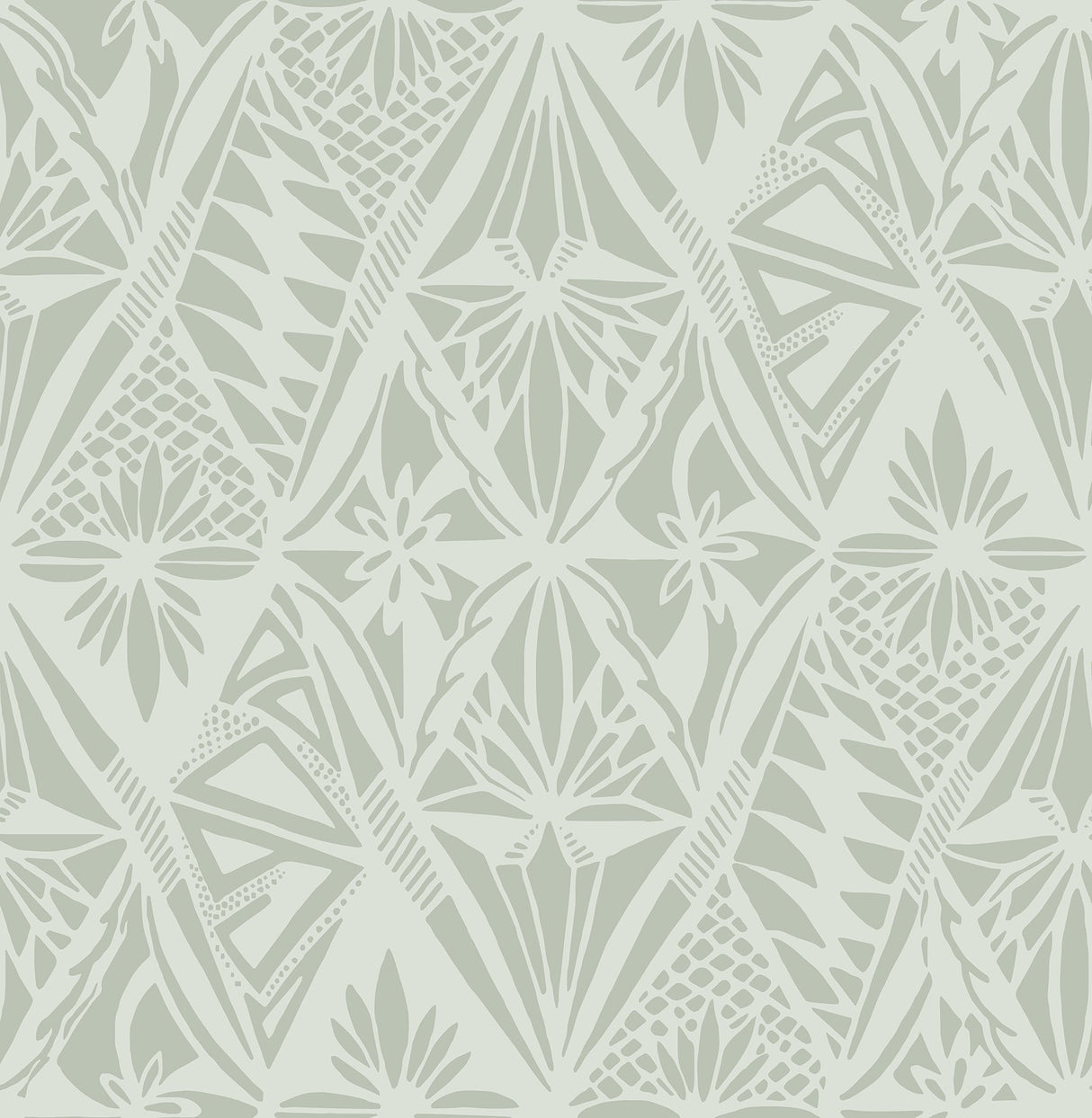 Urbane Sage Diamonds Wallpaper with Global Geometric Motif - A-Street Prints 4146-27209