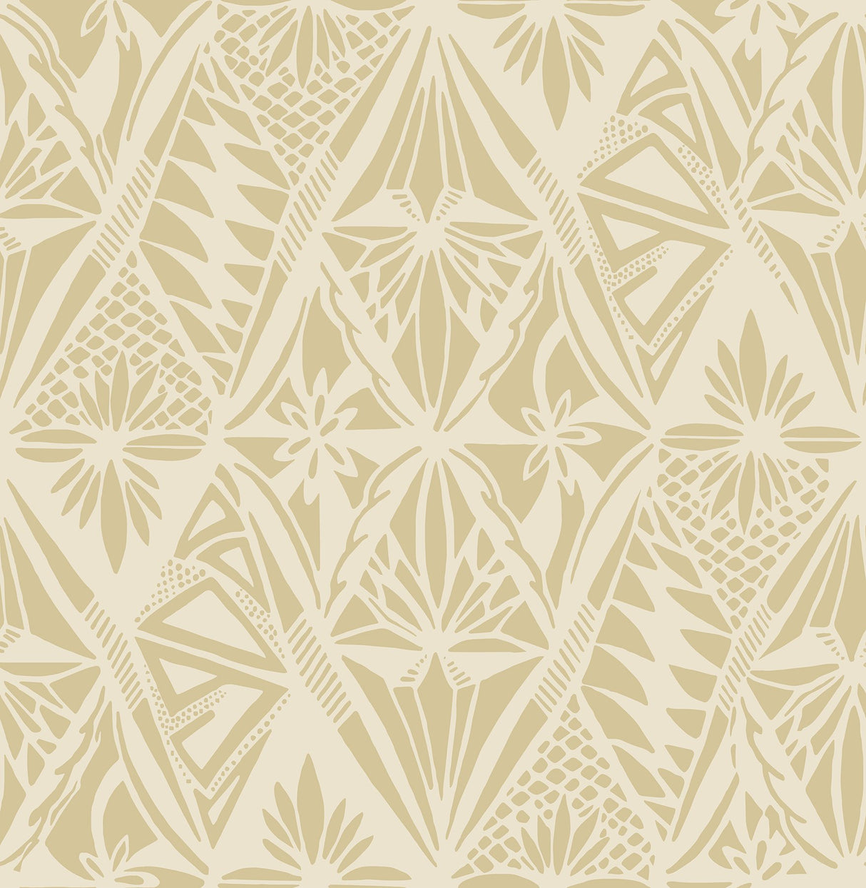 Urbane Yellow Diamonds Wallpaper with Bohemian Geometric Motif - A?Street Prints 4146-27211