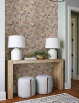Wanderer Multicolor Mosaic Wallpaper with Bohemian Geometric Pattern - A-Street Prints 4146-27216