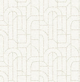 Integrity Dove Arched Outlines Wallpaper with Raised Ink Modern Geometric Pattern - A-Street Prints 4146-27221