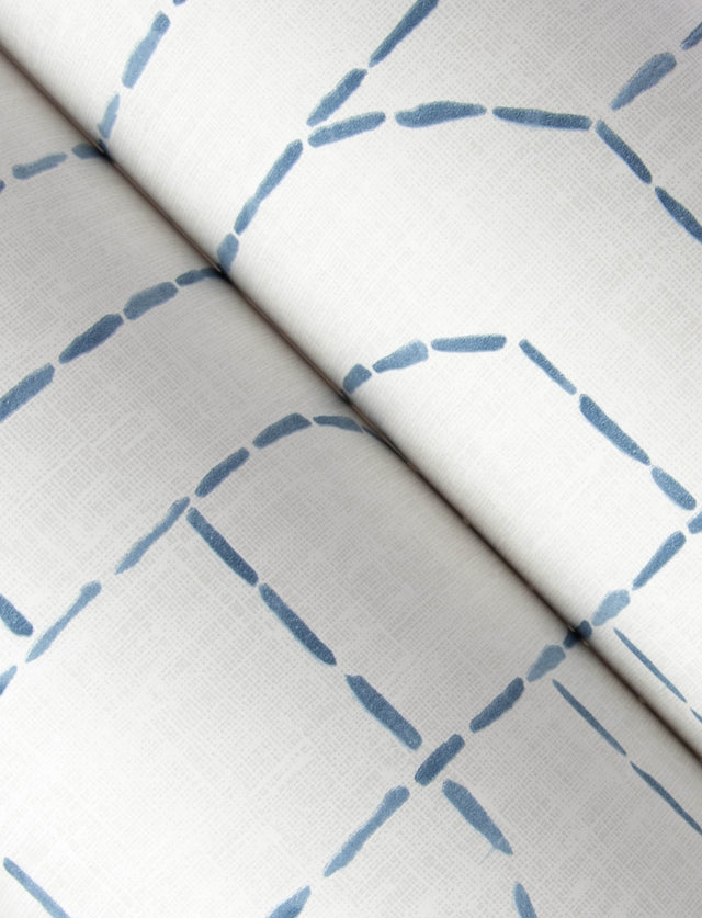 Integrity Blue Arched Outlines Wallpaper with Modern Geometric Pattern - A-Street Prints 4146-27222