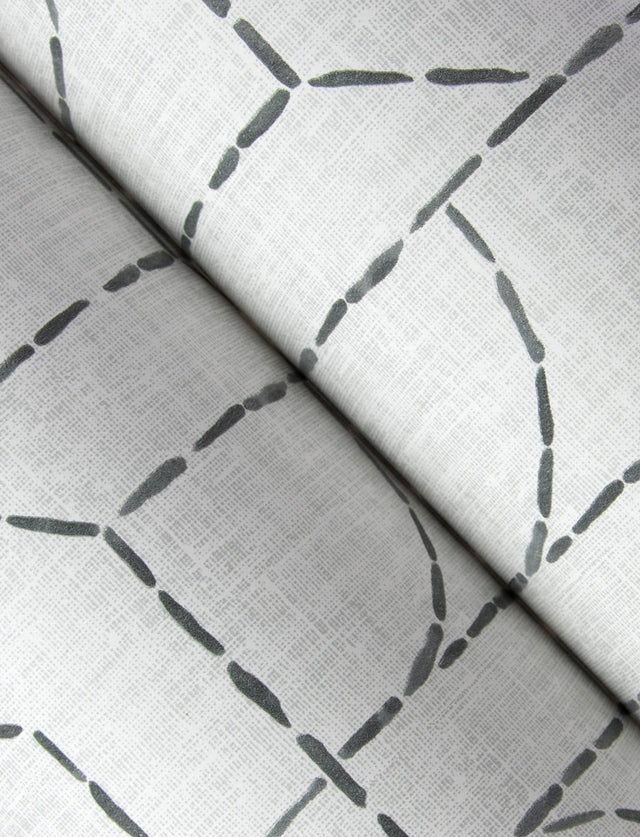 Integrity Grey Arched Outlines Wallpaper with Modern Geometric Pattern - Brewster 4146-27223