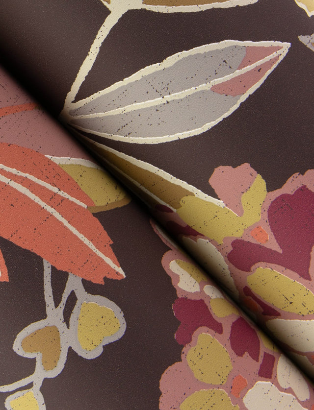 Valdivian Honey Floral Wallpaper with Bohemian Botanical Flowers - A-Street Prints 4146-27225