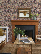 Valdivian Honey Floral Wallpaper with Bohemian Botanical Flowers - A-Street Prints 4146-27225