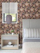 Valdivian Honey Floral Wallpaper with Bohemian Botanical Flowers - A-Street Prints 4146-27225