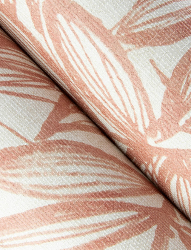 Rhythmic Coral Leaf Wallpaper with Textured Botanical Leaf Pattern - A-Street Prints 4146-27232
