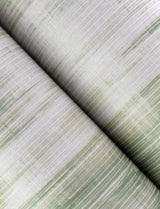 Marvel Green Ripple Wallpaper with Fabric Textures Graphic Pattern, Modern Style - 4146-27241